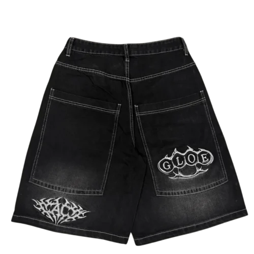 AC X GLOE BLACK JORTS V2