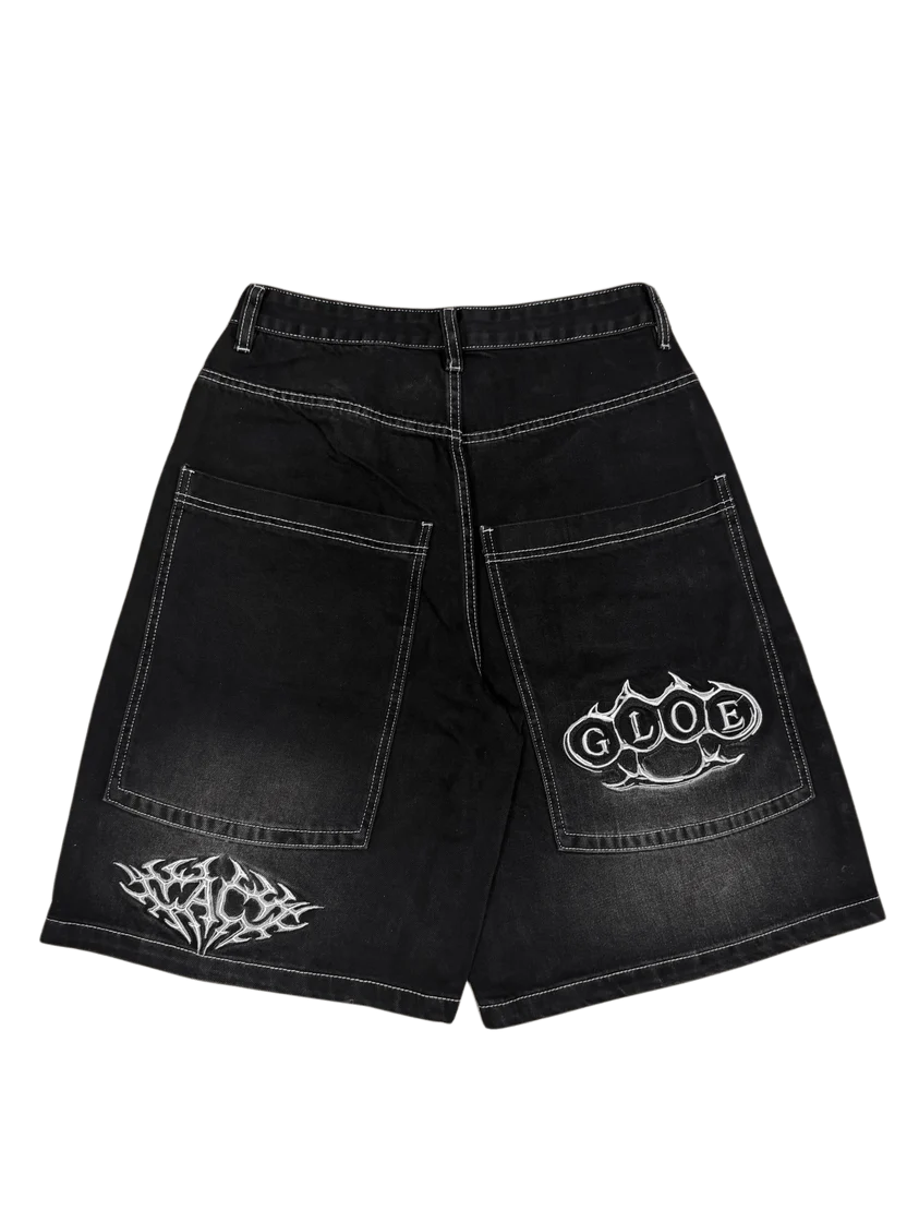 AC X GLOE BLACK JORTS V2 AC X GLOE BLACK JORTS V2