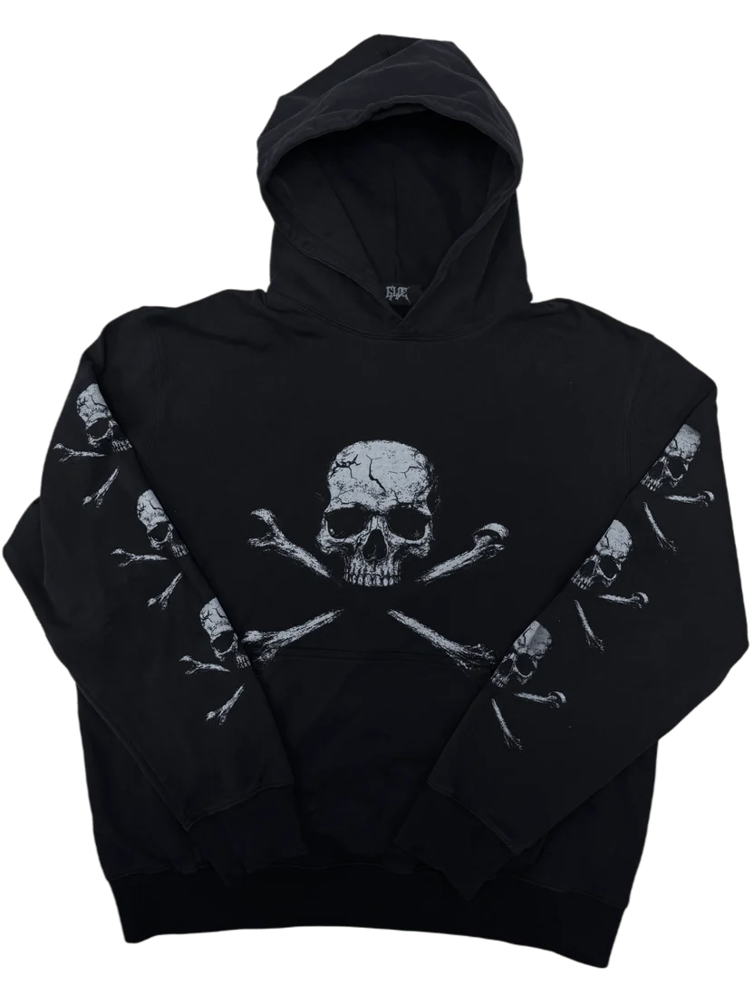 Black Skull Hoodie V2