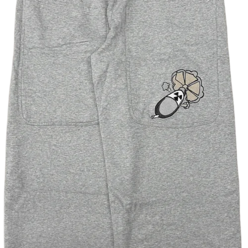 Grey GLOE Wide Leg Nuke Sweats